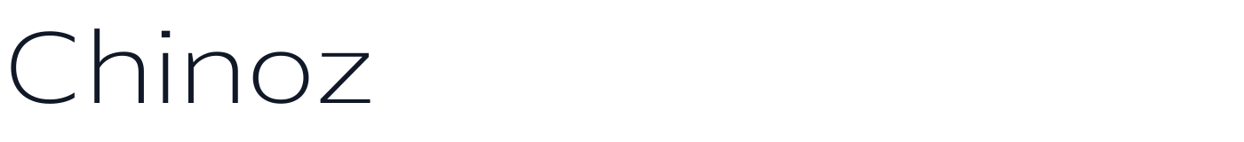 Chinoz — Chinoz-ExtraLight.ttf