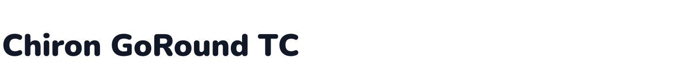 Chiron GoRound TC — chiron-goround-tc-latin-900-normal.ttf