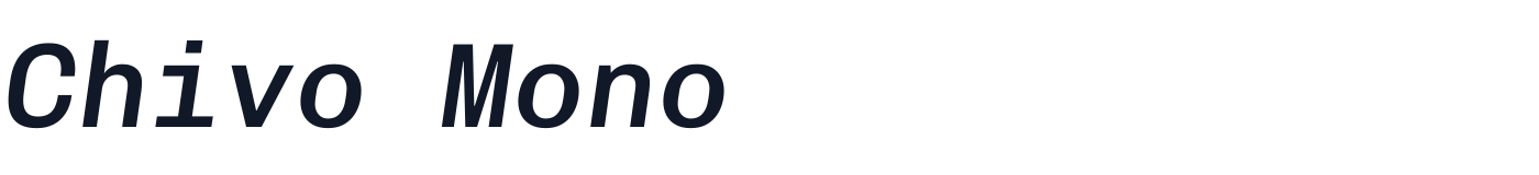 Chivo Mono — ChivoMono-Italic[wght].ttf