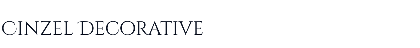 Cinzel Decorative — CinzelDecorative-Regular.ttf