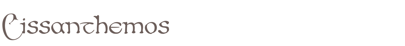 Cissanthemos — Cissanthemos.ttf