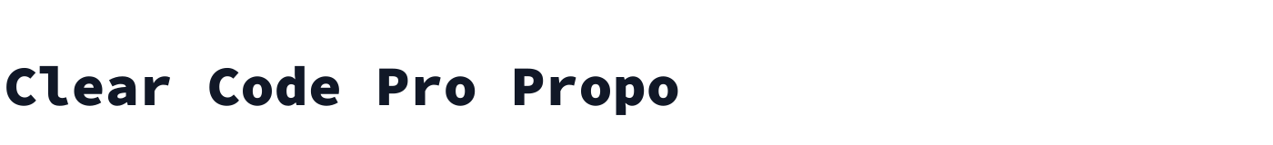 Clear Code Pro Propo — ClearCodeProPropo-Black.ttf