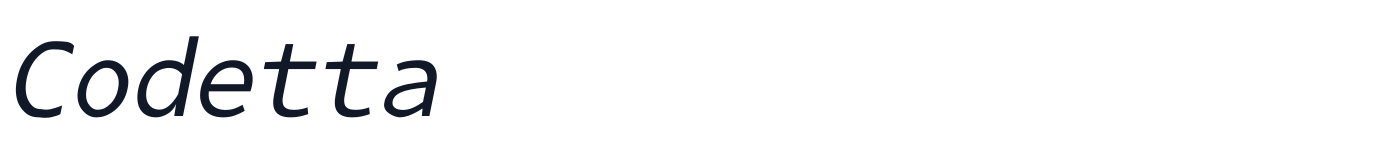 Codetta — Codetta-Italic.ttf