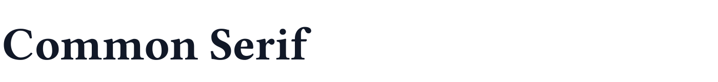 Common Serif — CommonSerif-Bold.ttf