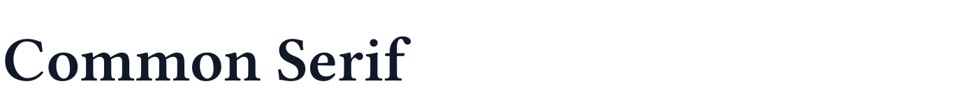 Common Serif — CommonSerif-SemiBold.ttf