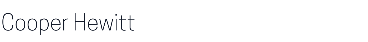 Cooper Hewitt — cooper-hewitt-latin-200-normal.ttf