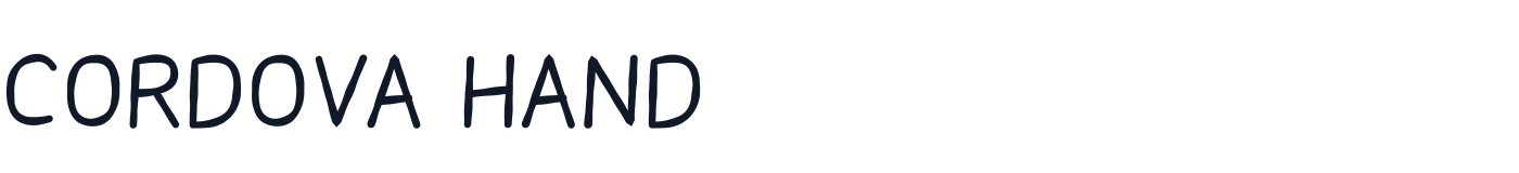 Cordova Hand — CordovaHand-Regular.ttf