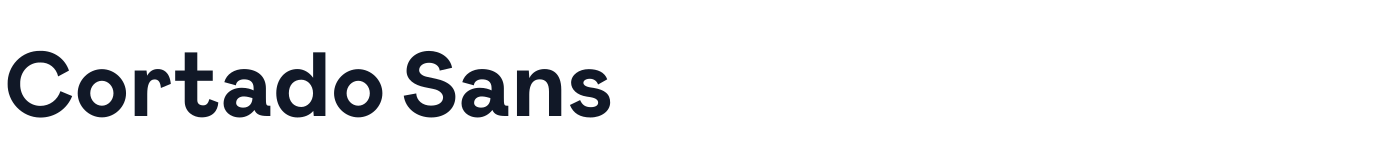 Cortado Sans — CortadoSans-Bold.otf