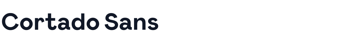 Cortado Sans — CortadoSans-Bold.ttf