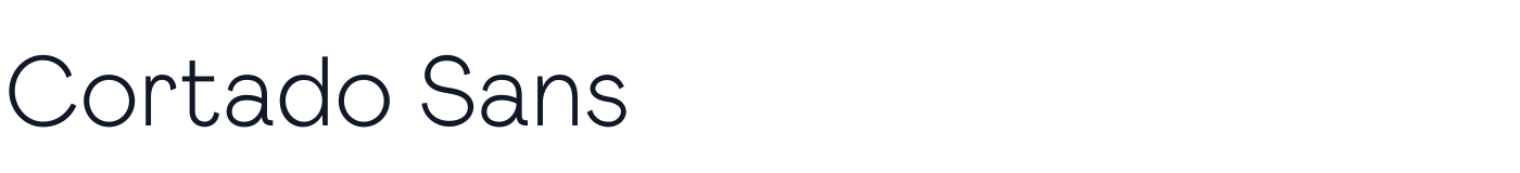 Cortado Sans — CortadoSans-Light.otf