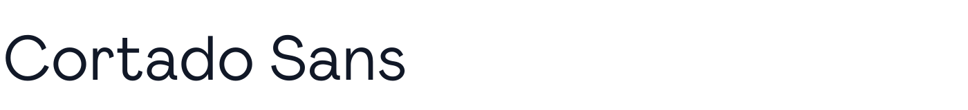 Cortado Sans — CortadoSans-Regular.ttf