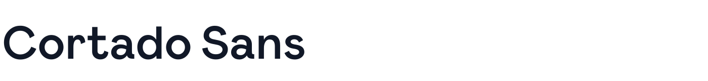 Cortado Sans — CortadoSans-SemiBold.ttf