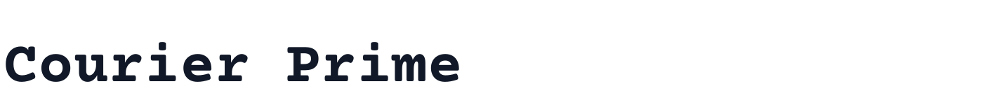 Courier Prime — CourierPrime-Bold.ttf