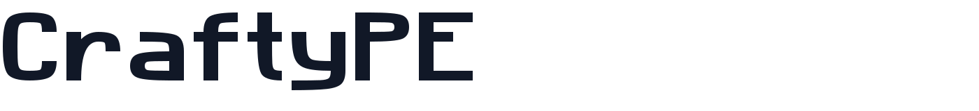 CraftyPE — CraftyPE-SemiBold.ttf