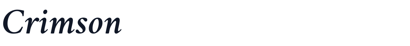 Crimson — crimson-semibolditalic-webfont.ttf