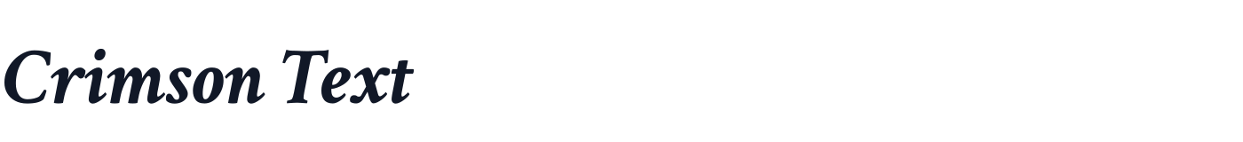 Crimson Text — CrimsonText-BoldItalic.ttf