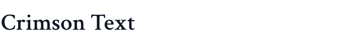 Crimson Text — CrimsonText-SemiBold.ttf