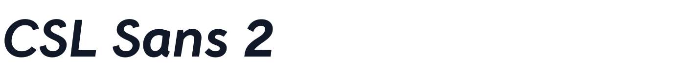 CSL Sans 2 — CSLSans2-BoldItalic.ttf