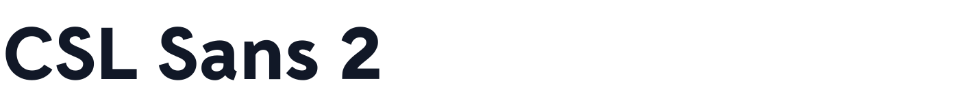 CSL Sans 2 — CSLSans2-ExtraBold.ttf