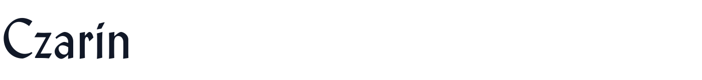 Czarin — Czarin-Medium.otf