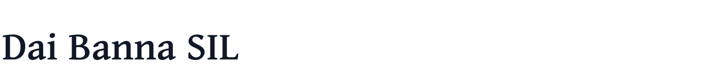 Dai Banna SIL — DaiBannaSIL-Medium.ttf