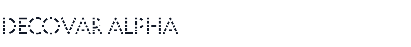 Decovar Alpha — DecovarAlpha-Regular24SkelD2.ttf