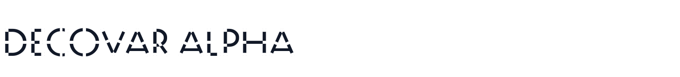 Decovar Alpha — DecovarAlpha-Regular24TermF.ttf