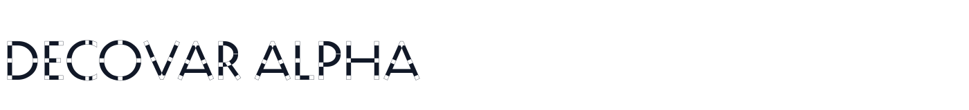 Decovar Alpha — DecovarAlpha-Regular24TermSkelA.ttf