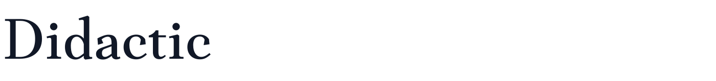 Didactic — Didactic-Medium.otf