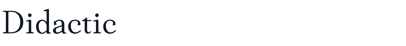 Didactic — Didactic-Regular.otf