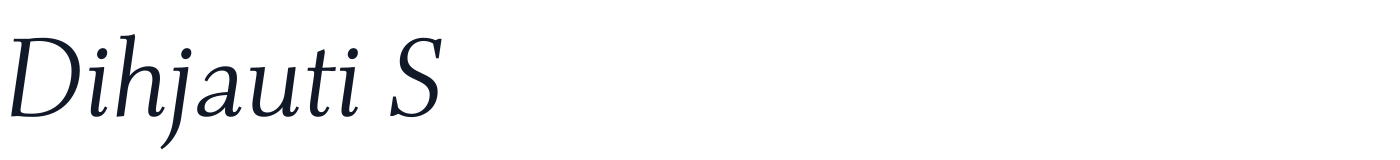 Dihjauti S — DihjautiS-Italic.otf
