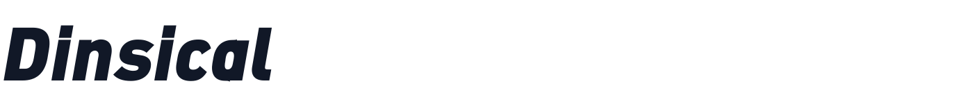 Dinsical — Dinsical-BlackItalic.otf