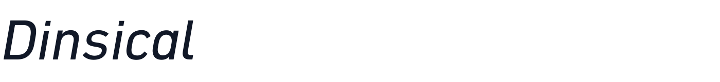 Dinsical — Dinsical-Italic.otf