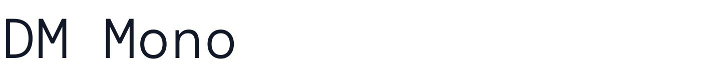 DM Mono — DMMono-Light.ttf