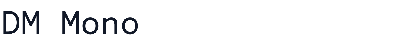 DM Mono — DMMono-Regular.ttf