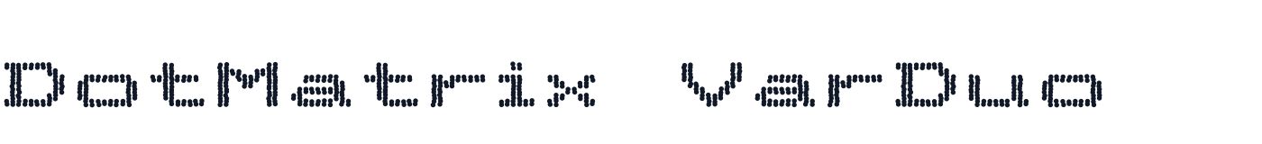 DotMatrix VarDuo — DotMatrixVarDuo-Bold.ttf