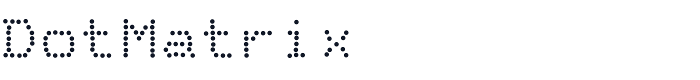DotMatrix — DotMatrix-ExpandedRegular.ttf