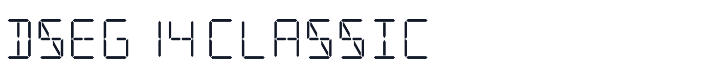 DSEG14 Classic — dseg14-classic-latin-300-normal.ttf