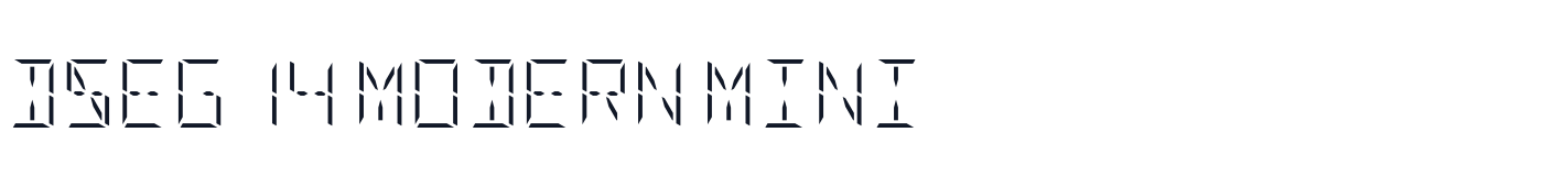 DSEG14 Modern Mini — dseg14-modern-mini-latin-300-normal.ttf