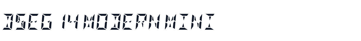DSEG14 Modern Mini — dseg14-modern-mini-latin-700-italic.ttf