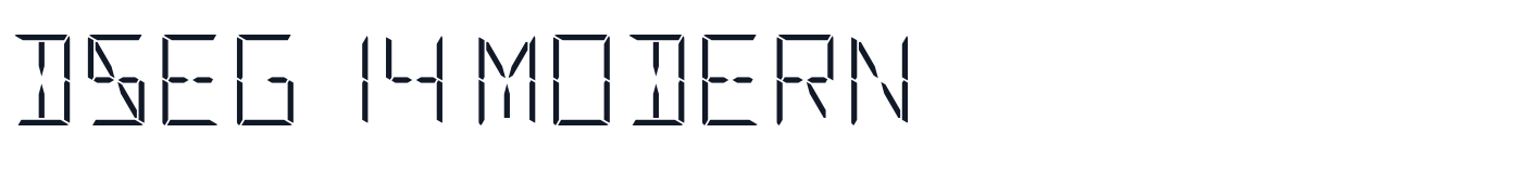 DSEG14 Modern — dseg14-modern-latin-300-normal.ttf