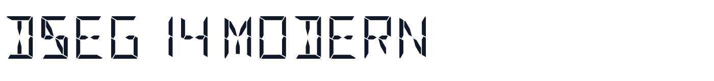 DSEG14 Modern — dseg14-modern-latin-400-normal.ttf