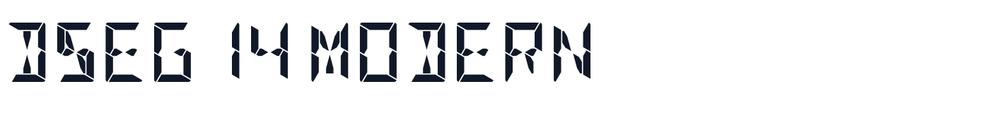 DSEG14 Modern — dseg14-modern-latin-700-normal.ttf