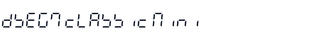 DSEG7 Classic Mini — dseg7-classic-mini-latin-400-italic.ttf