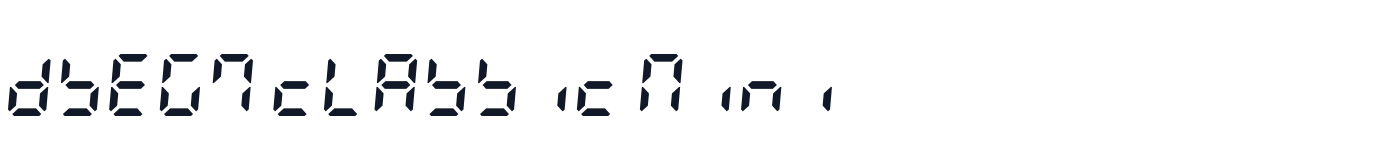 DSEG7 Classic Mini — dseg7-classic-mini-latin-700-italic.ttf