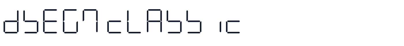 DSEG7 Classic — dseg7-classic-latin-300-normal.ttf