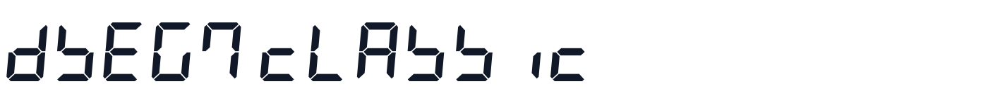 DSEG7 Classic — dseg7-classic-latin-700-italic.ttf