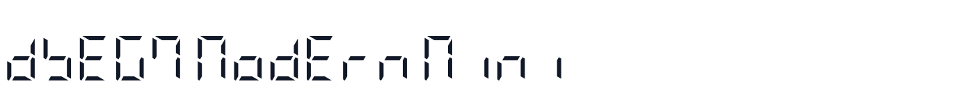 DSEG7 Modern Mini — dseg7-modern-mini-latin-400-normal.ttf