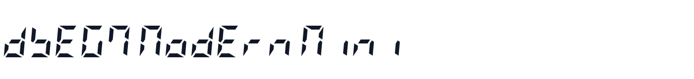 DSEG7 Modern Mini — dseg7-modern-mini-latin-700-italic.ttf