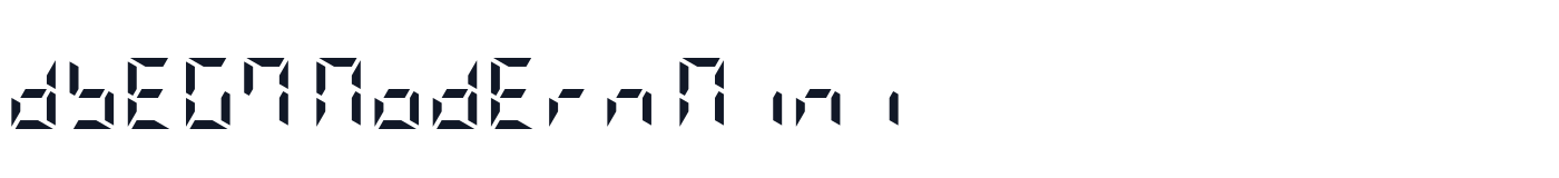 DSEG7 Modern Mini — dseg7-modern-mini-latin-700-normal.ttf
